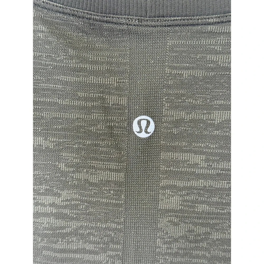 Lululemon Womens‎ Swiftly Relaxed Long Sleeve Size 10 Dark Olive Activewear
